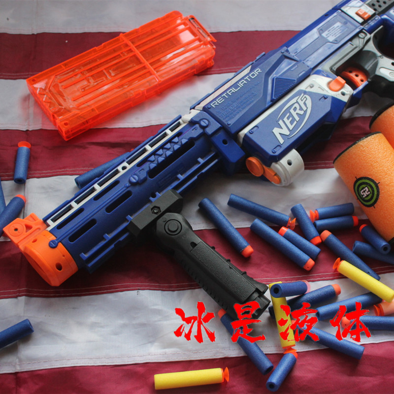 新款司马电动软蛋玩具枪冲锋枪尼龙玩具折叠款UTG成人户外装备