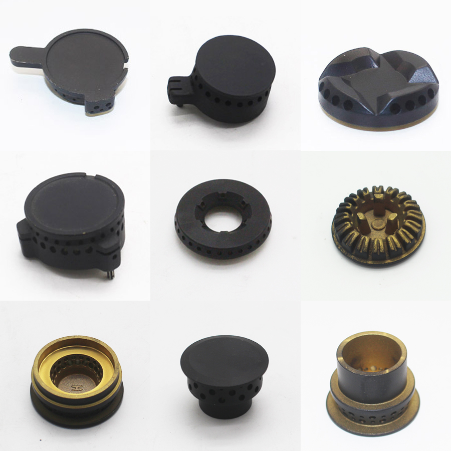 大品牌燃气灶全铜小火盖小火芯小火冒煤气灶内环火盖小铜芯