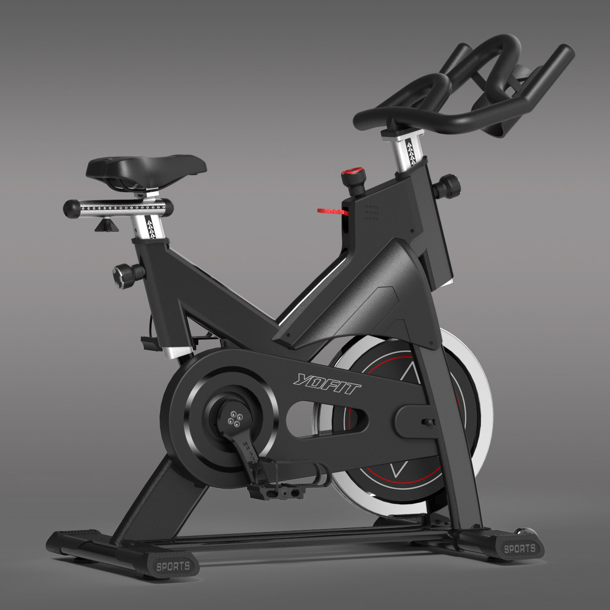 ydfit英迪菲 yd-660商用动感单车室内静音动感单车健身房商用器材