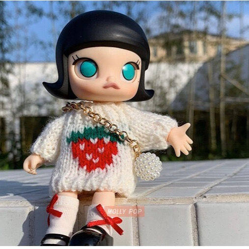 ob11娃衣12分bjd娃娃molly泡泡玛特茉莉毛衣关节可动潮玩配件