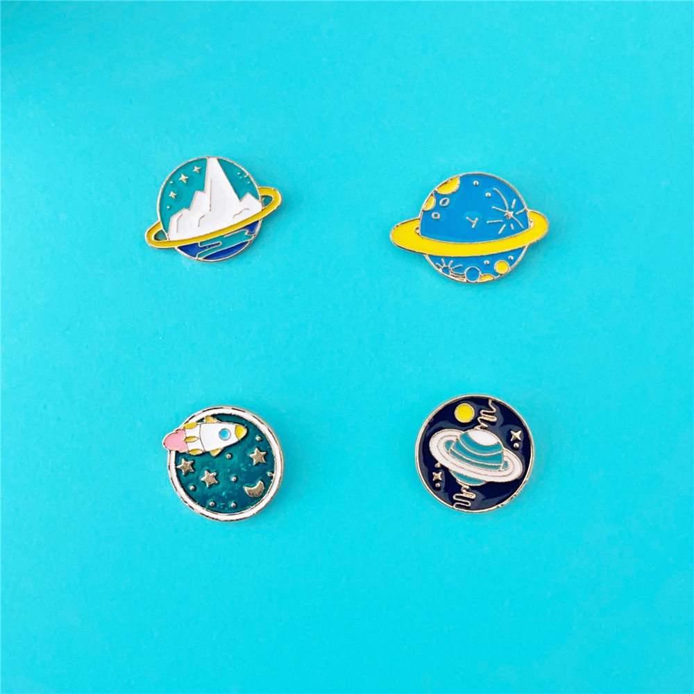 券大全—胸针男别针固定衣服宇宙星球小饰品配饰扣针领口装饰金属徽章