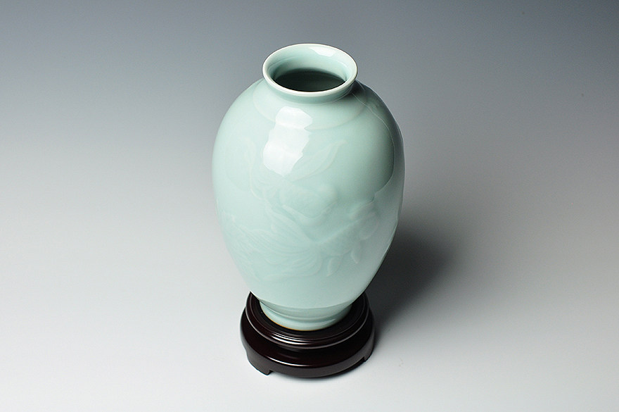 【夏侯文】中国工艺美术大师 《金玉满堂敞口瓶》