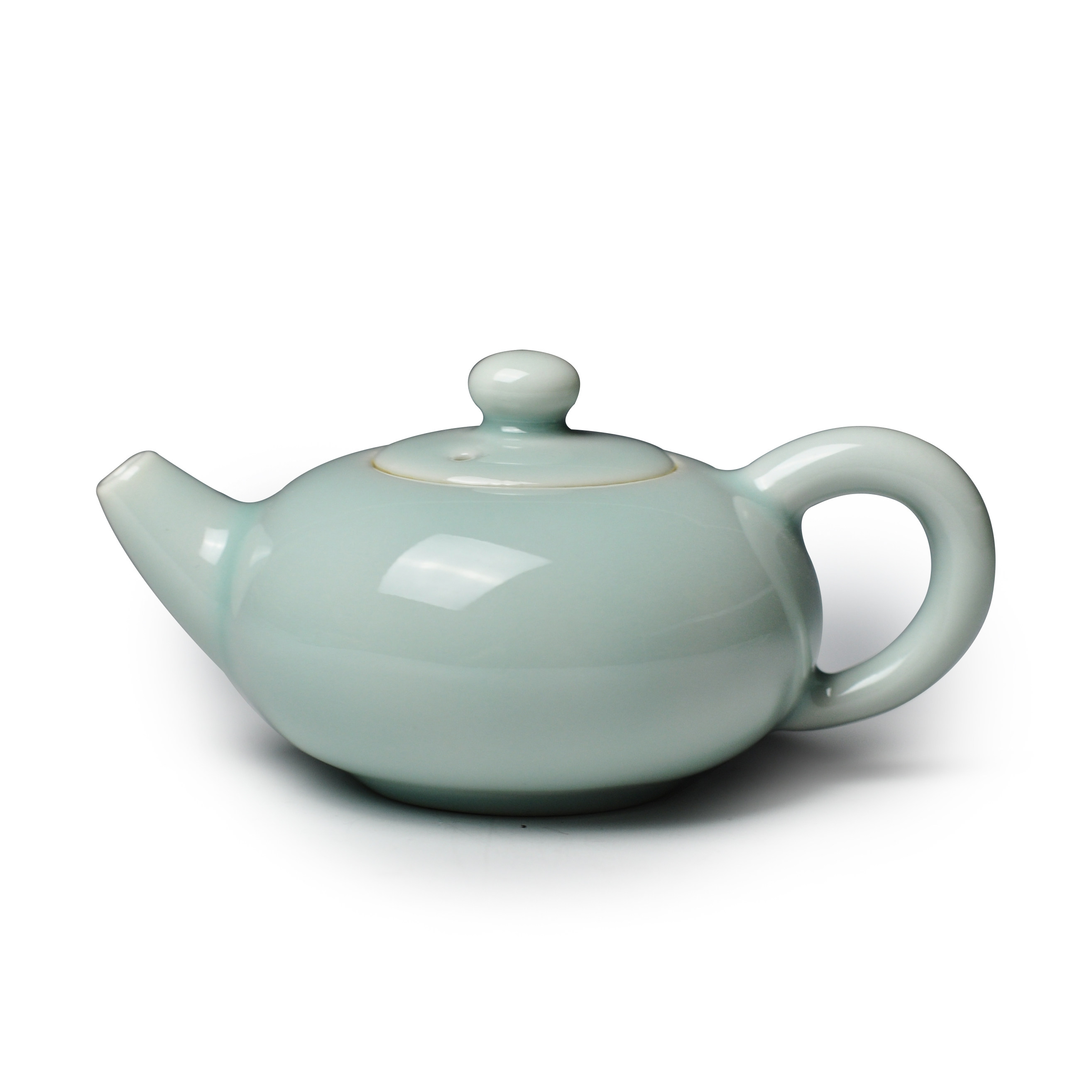 龙泉青瓷【毛正聪】正聪青瓷出品《玉壶茶具》茶具套组一壶四杯