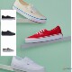 现货范斯VANS AUTHENTIC红色低帮经典款情侣款帆布鞋VN000EE3RED