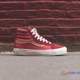 现货VANS范斯OG SK8-HI LX红色翻毛高帮休闲运动滑板VN0003T0UA1