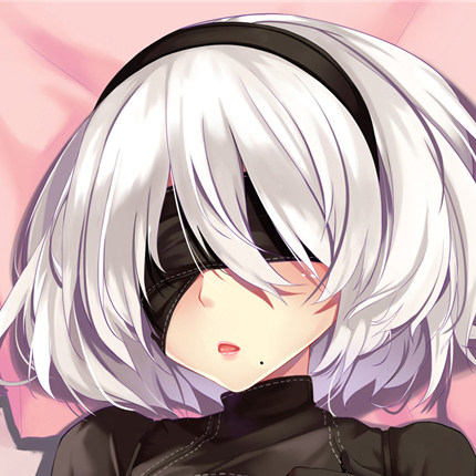 尼尔机械纪元ヨルハ二号b型 双面等身抱枕套定制 动漫周边床品