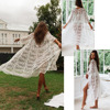 2019海边度假比基尼罩衫蕾丝绣花防晒开衫Lace blouse by the sea|ru 2019海边度假比基尼罩衫蕾丝绣花防晒开衫Lace blouse by the sea|ru
