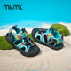 西班牙m1m2童鞋夏季男女童迷彩织带包头凉鞋儿童防磨防滑运动凉鞋