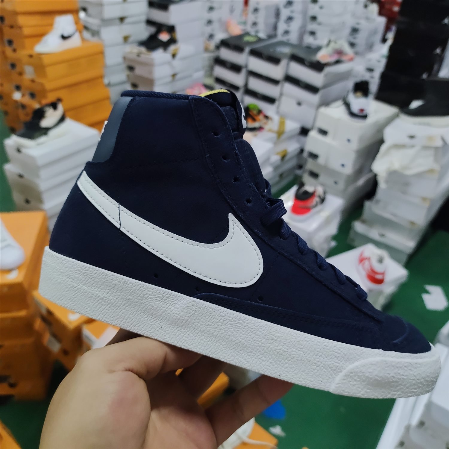 Nike耐克正品春季新款女子W BLAZER MID '77运动休闲鞋DB5461-400