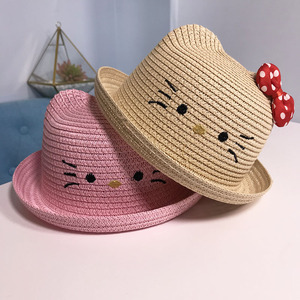 宝宝草帽可爱图片