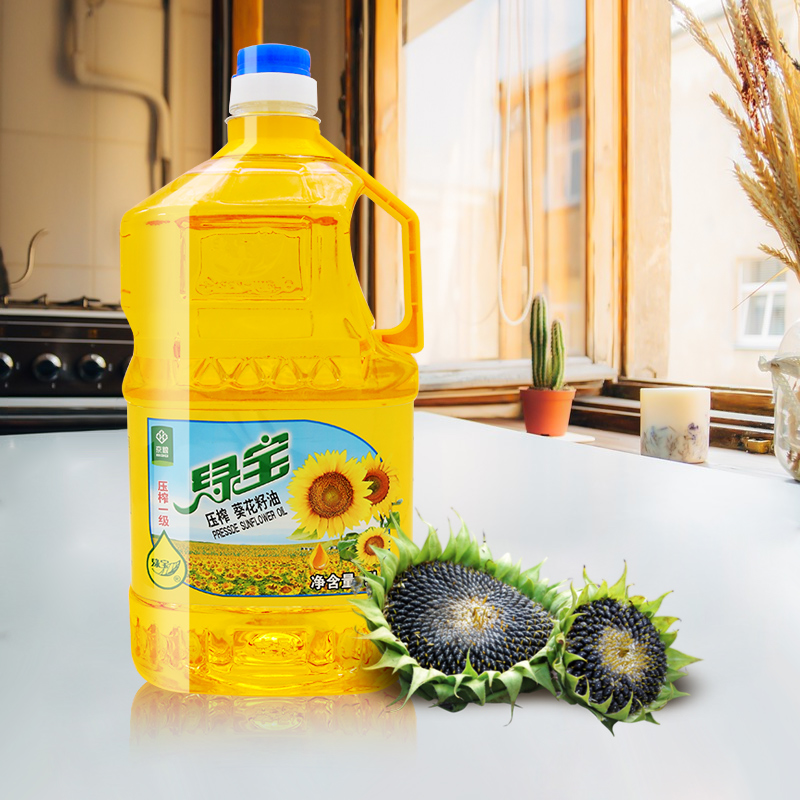 多力黄金3益葵花籽油5l 压榨植物食用油5l桶装家用