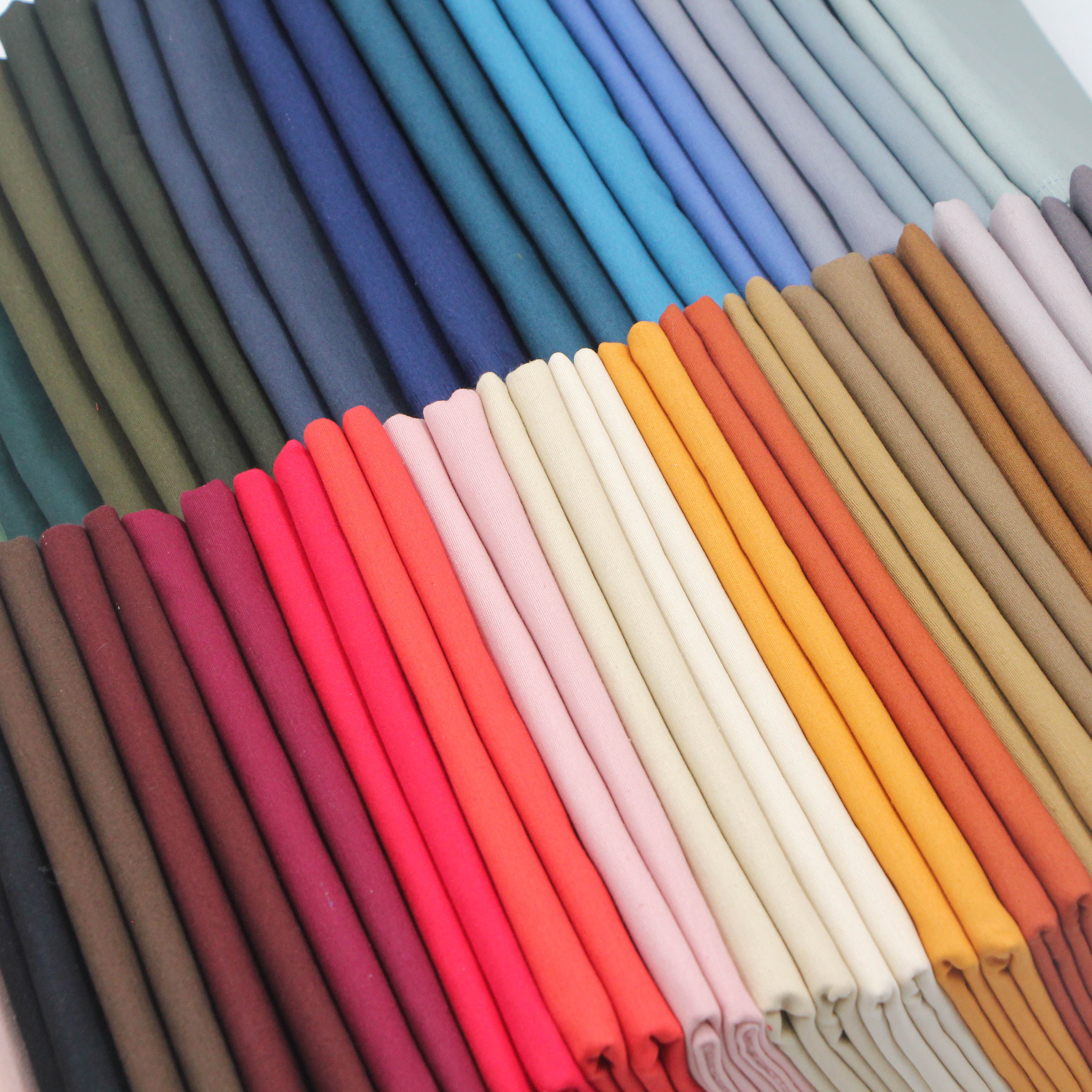 1手工专用刺子绣布野木棉手感莫兰迪纯色棉麻刺绣桌旗杯垫布料