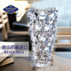 捷克BOHEMIA进口波西米亚水晶玻璃台面百合玫瑰鲜花花瓶礼品花瓶