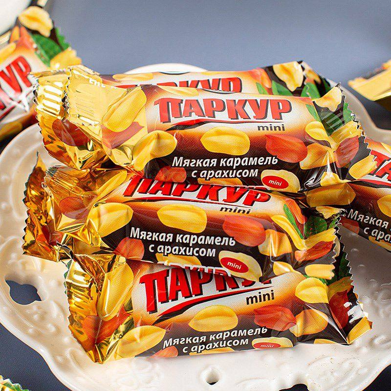 涅夫斯基俄罗斯进口花生夹心士力架2斤雷子经贸食品专营店