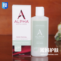 AHA美国Alpha Hydrox水分泡沫果酸洗面奶/洁面乳177ml摩丝无皂基