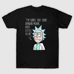 美剧卡通 瑞克和莫蒂 Rick and Morty 短袖t恤衫 纯棉宽松圆领男