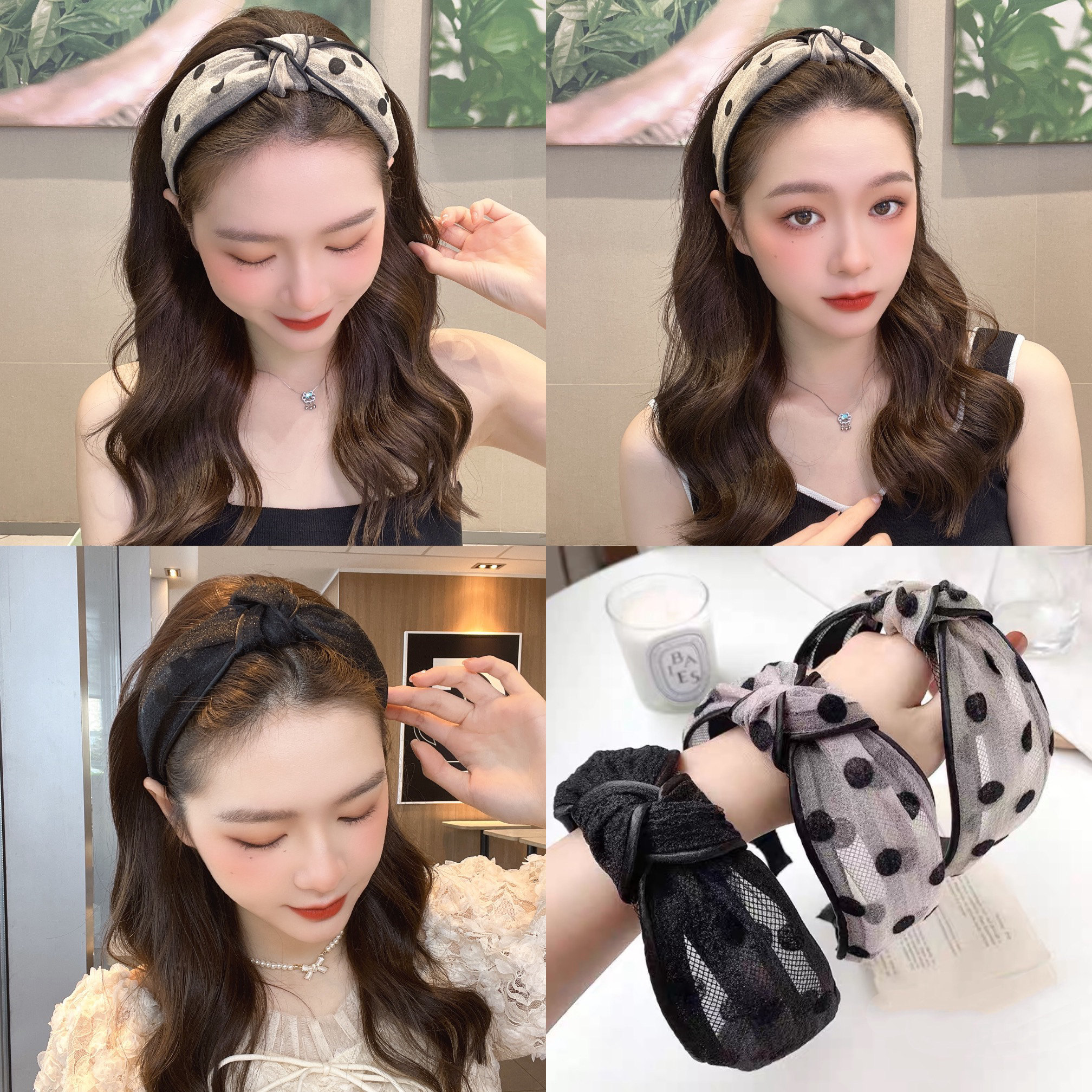 纯色百搭出发捆发箍女洗脸复古法式头箍韩国宽边气质春夏发饰 原价39