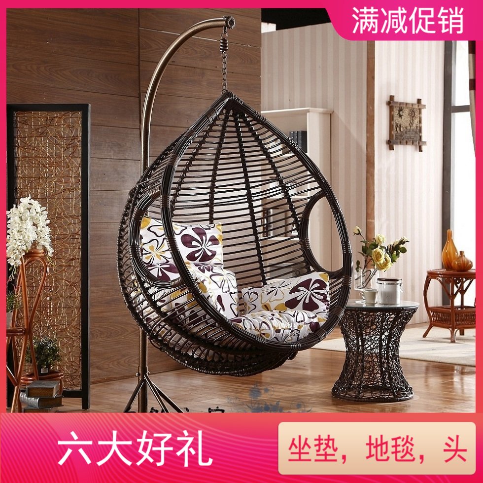 粗藤吊篮仿藤单双人吊椅户外秋千藤椅阳台摇篮椅室内庭院休闲摇椅在类目 住宅家具, 户外/庭院家具, 户外秋千中 - 来自Buy2taobao.com提供专业的淘宝代购服务