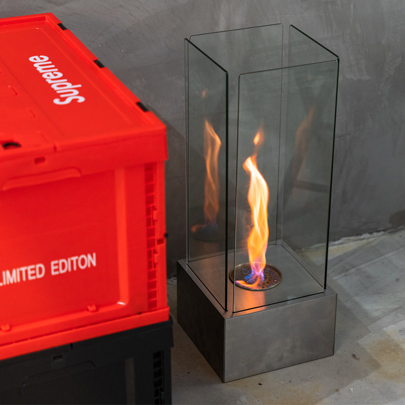 小型酒精壁炉装饰火炉户外景观真火焰壁炉取暖器家用客厅壁炉摆件