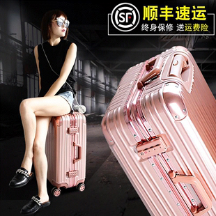 曼谷機場有chloe墨鏡 新品 登機箱20寸小拉桿箱24寸26旅行箱商務男女鏡面行李箱 曼谷有chanel