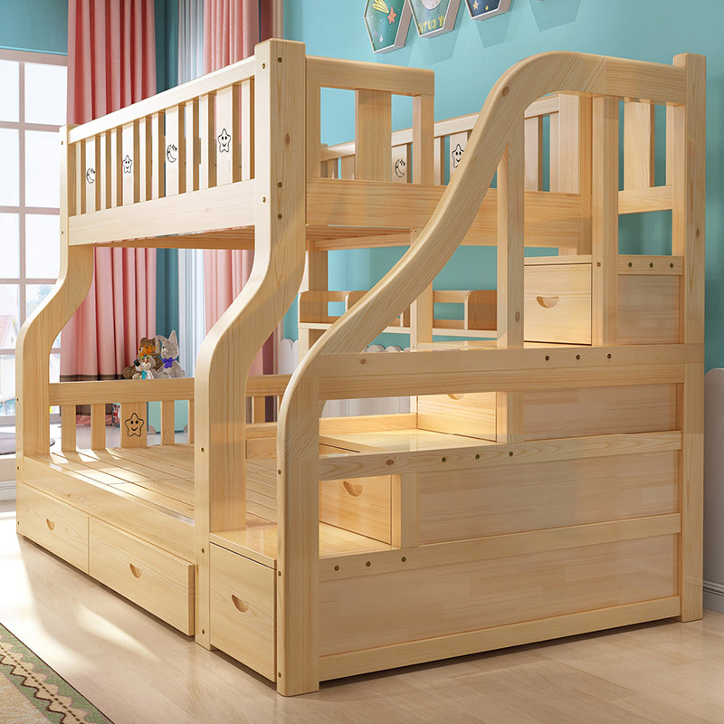 上下铺双层床高低上下床双层子母床全实木高低两层床上下床双层床