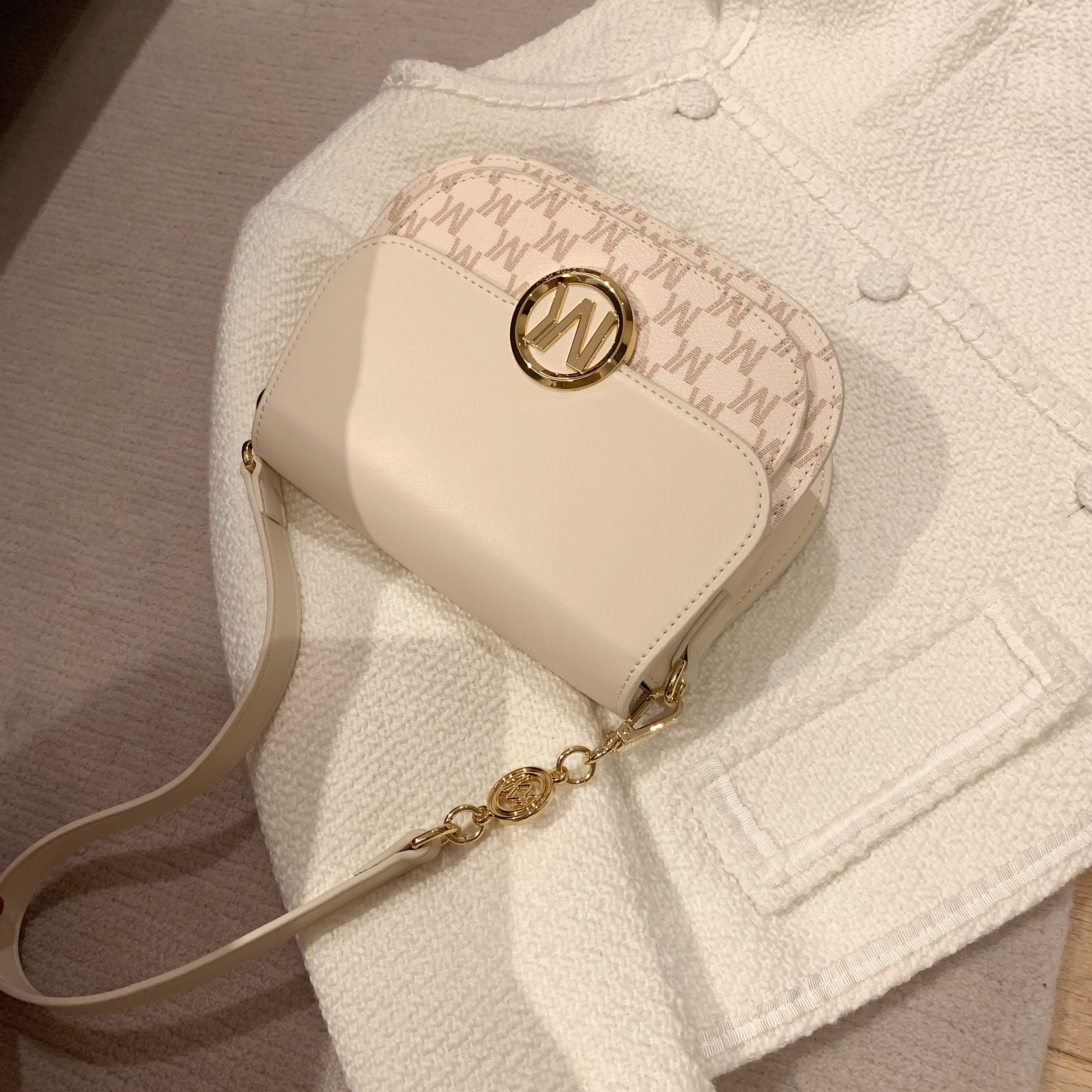 miocrakoly小mk女包单肩马鞍包包女夏季2021新款潮百搭斜挎小包