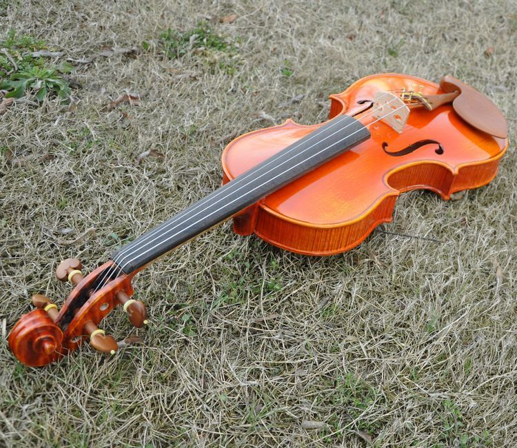 knonus卡农乐器演奏级纯手工制作天然虎纹意大利进口料高档小提琴