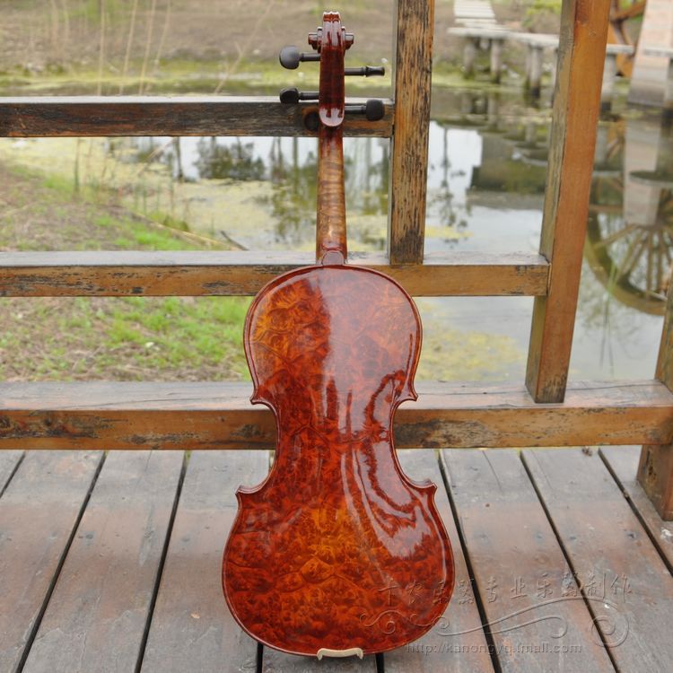【KNONUS卡农乐器】商城16英寸406手工鸟眼枫中提琴/龙眼枫中提琴