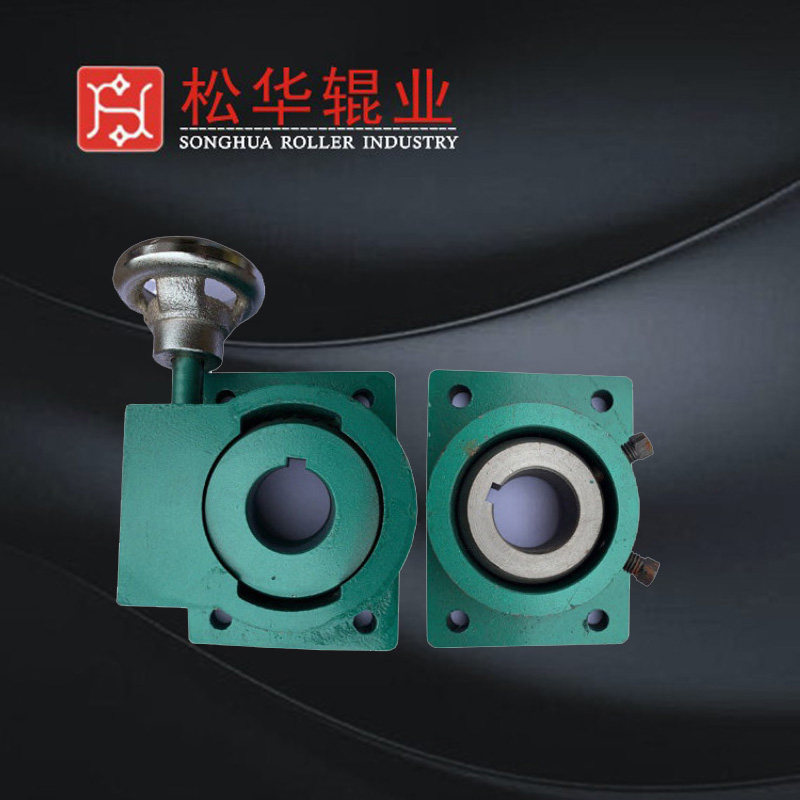 热销轴承座支架_弯辊立式调节座弧形辊支架支座卧式固定轴承座四孔