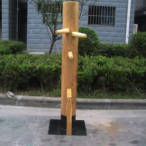 木人桩咏春拳 厂家直销 家用 叶问立式击打桩/铁底板吸盘式木头桩