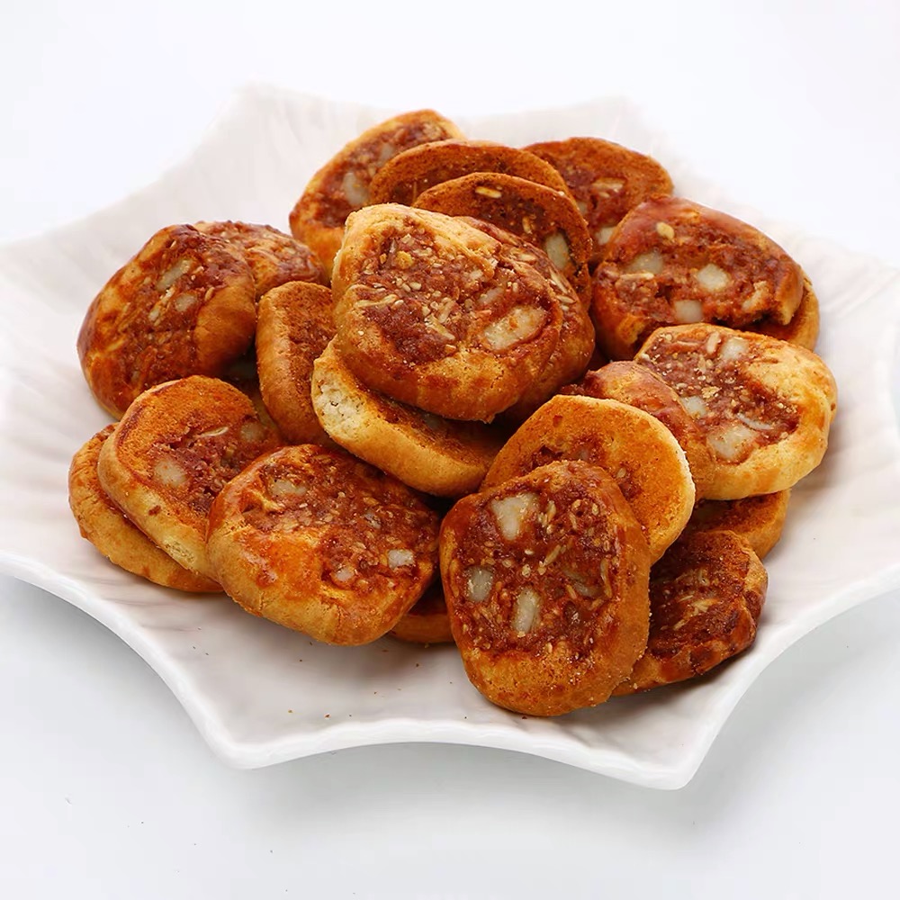 老香斋鸡仔饼腐乳饼干正宗广式传统手工糕点零食小吃上海特产美食