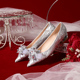 银色婚鞋女低跟水晶公主订婚新娘鞋2024年新款法式平底单鞋不累脚