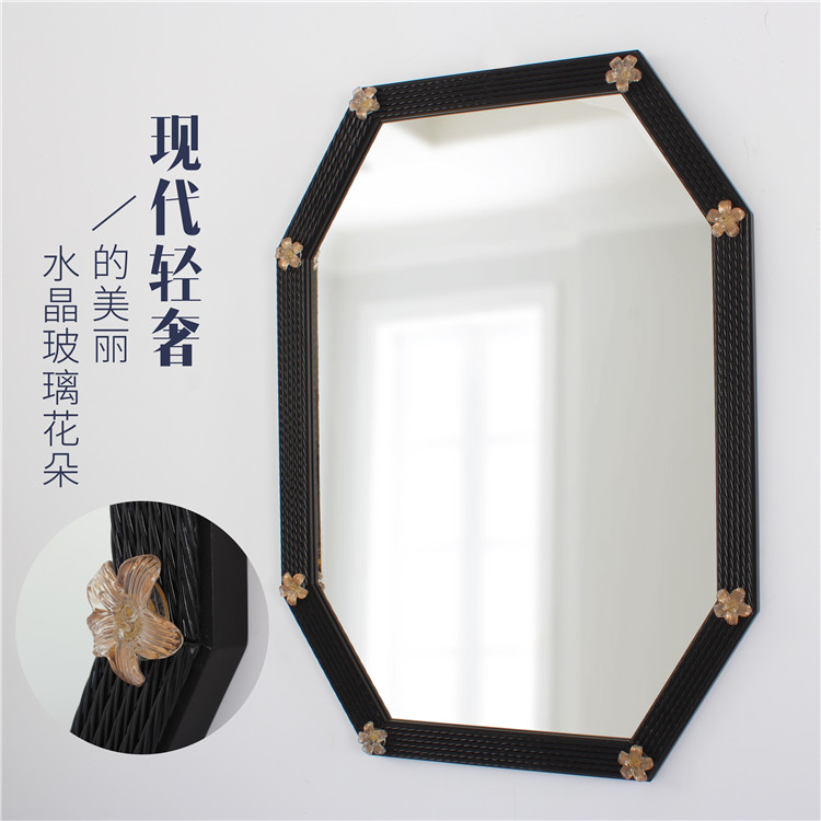 72*97金色朋克輕法式現代簡約八角形黑色浴室鏡衛生間亞克力花瓣在類目 住宅傢俱, 鏡子類, 化妝鏡中 - 來自Buy2taobao.com提供專業的淘寶代購服務