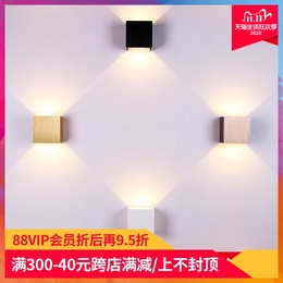 现代简约客厅卧室床头壁灯过道书房楼梯可调光壁灯背景墙防水壁灯