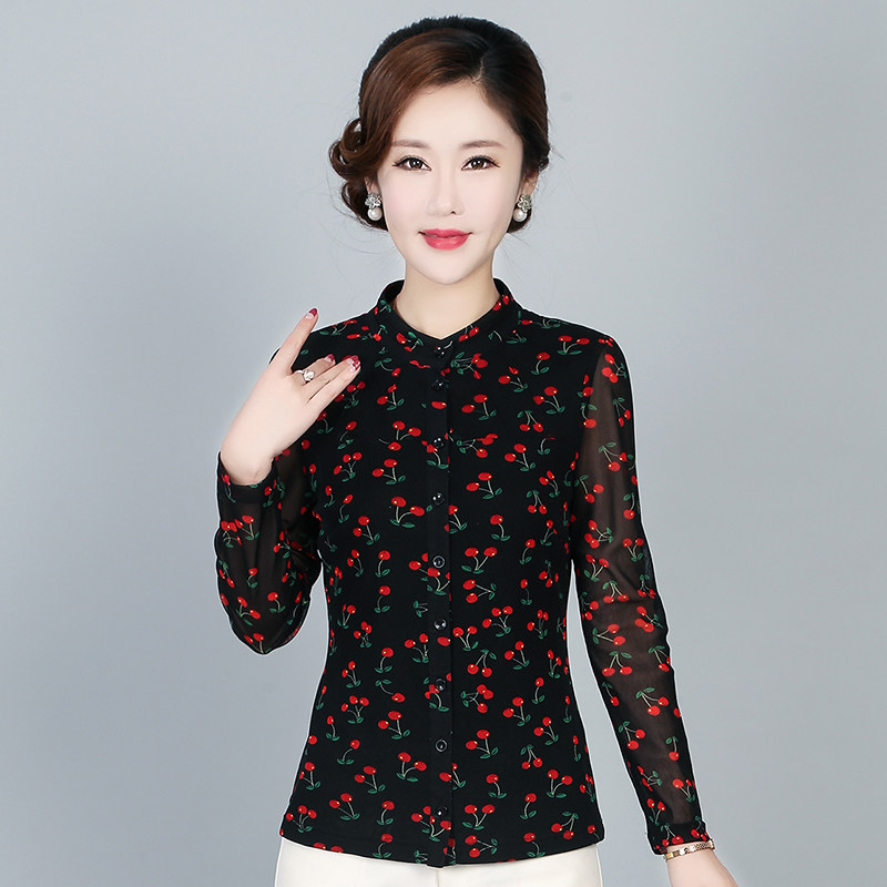 声雨竹官方旗舰店2023年春新款女装专柜正品网纱衬衫衬衣上衣折扣