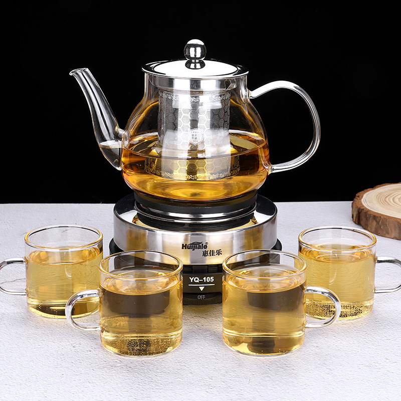 煮茶器玻璃煮茶壶加热保温蒸茶器电茶炉煮茶炉家用茶具普洱泡茶器