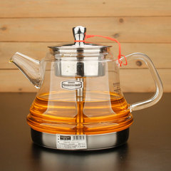 电磁炉专用煮茶壶蒸汽煮茶器玻璃蒸茶壶电陶炉壶不锈钢过滤烧水壶