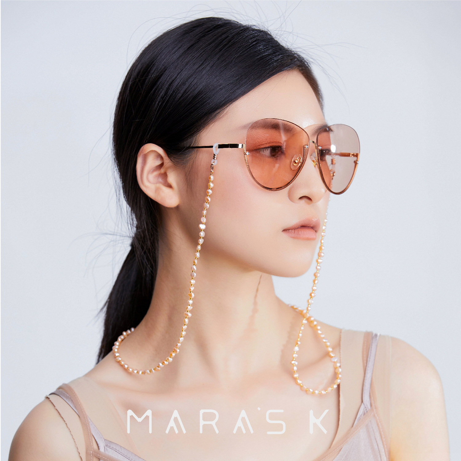 天然珍珠眼镜链 挂脖女 不掉色挂链 口罩链耳机防丢链优雅时尚