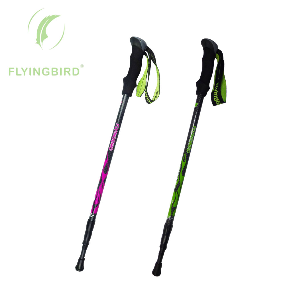 户外正品FLYINGBIRD/飞搏Ft9超轻超短碳素纤维可伸缩登山杖手杖|ruв категории открытый/альпинизм/в поход/Поездки товаров, альпеншток/трость - от Buy2taobao.com для оказания профессиональной услуги покупки агента Taobao