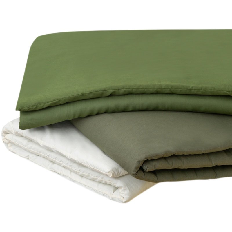 正品棉褥子军绿床垫子热熔棉垫防潮棉垫宿舍配发白褥单人床垫褥子