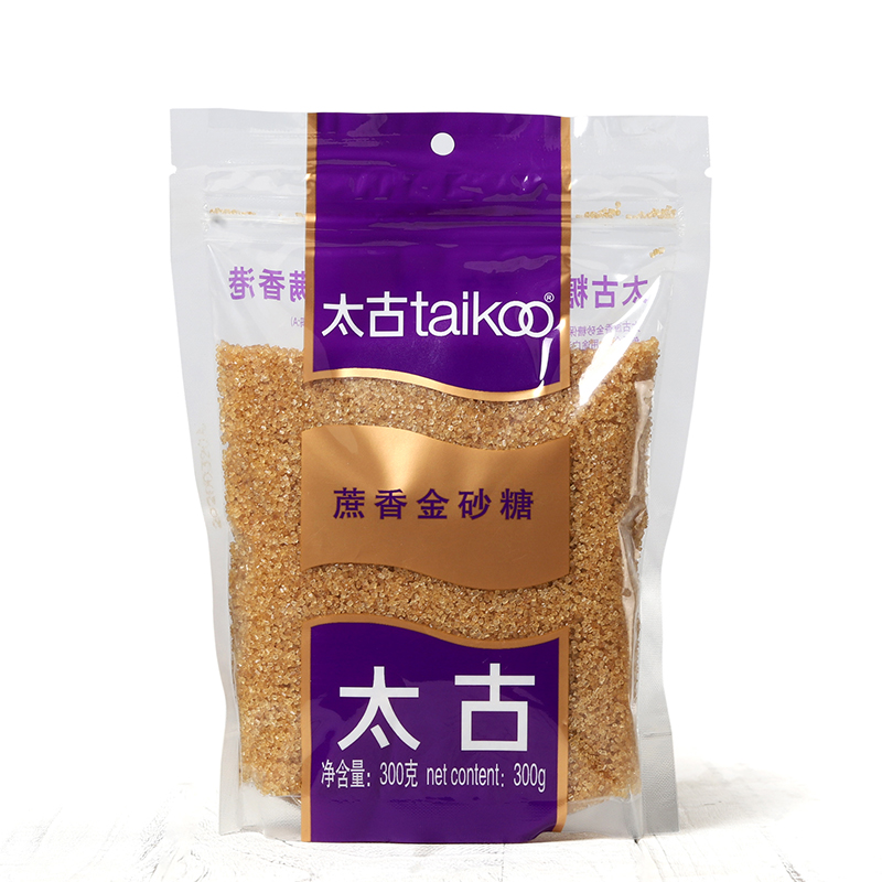 太古蔗香金砂糖原蔗糖赤砂糖300G咖啡调味冲饮配姜汁甘蔗为原料