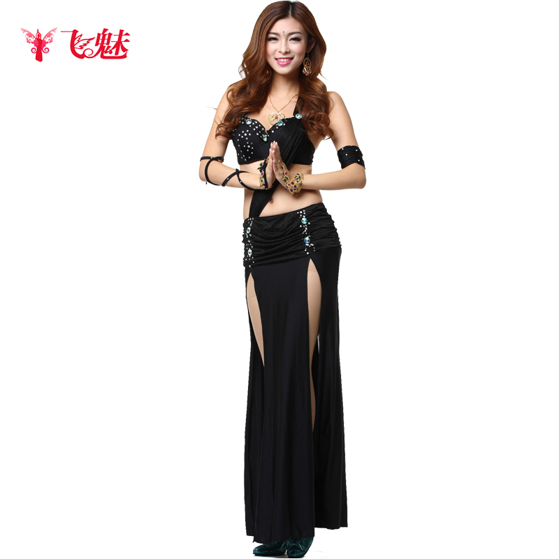 飞魅 肚皮舞服装成人演出服套装女成人 秋冬新款印度舞蹈表演服装