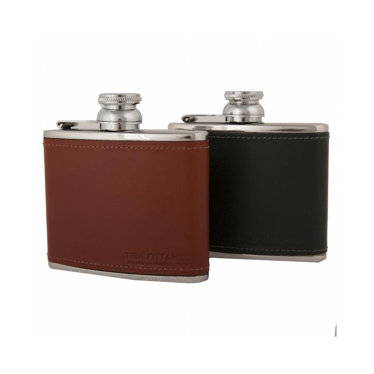 Truefitt&Hill- Britain Tero Fetter Leatherwear Stainless steel flagon Take it with you Carry The wine bottle 113mlin the Outdoor/Mountaineer/Camping/Travel Goods , Drinking utensils/Water container , Flagon category - from Buy2taobao.com to provide professional Taobao agent buy service