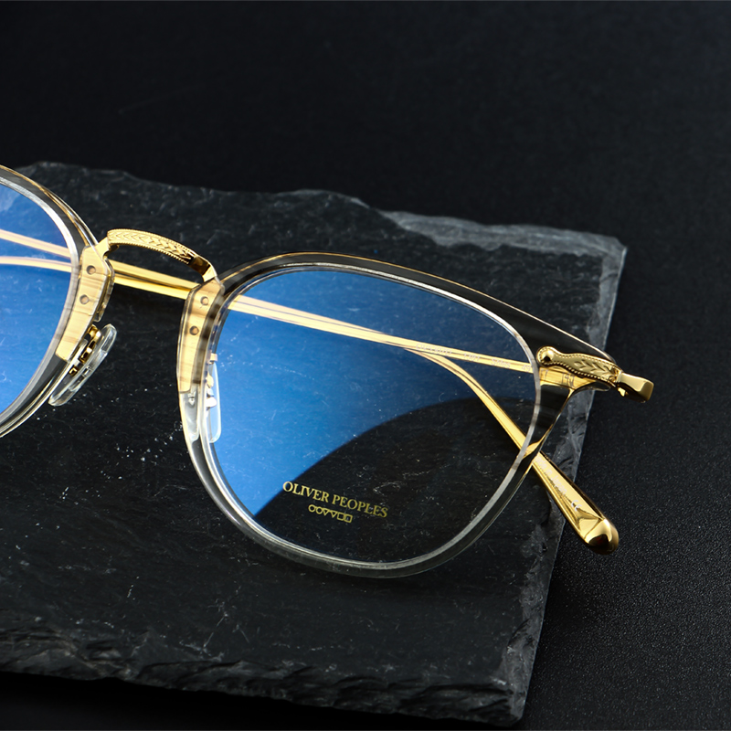 oliver peoples奥利弗眼镜框ov5307d近视镜复古方框板材纯钛超轻