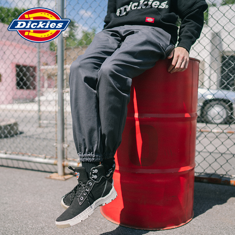 Dickies棉弹力慢跑裤 男式秋冬新品脚口橡筋休闲长裤 DK007067