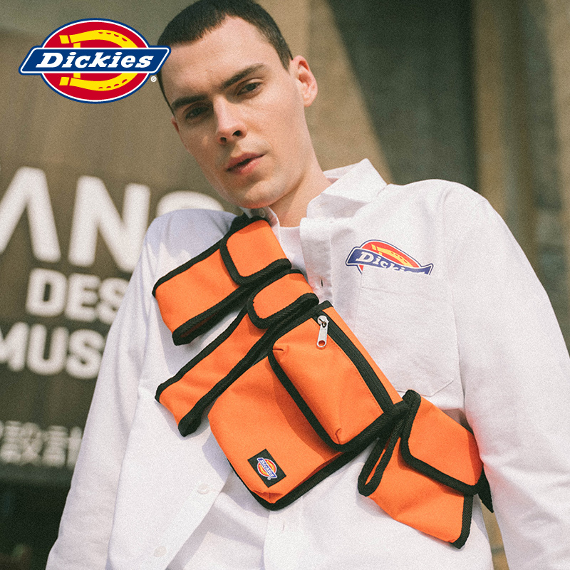Dickies春夏新品可拆卸多口袋时尚潮流腰包休闲多功能包DK006644