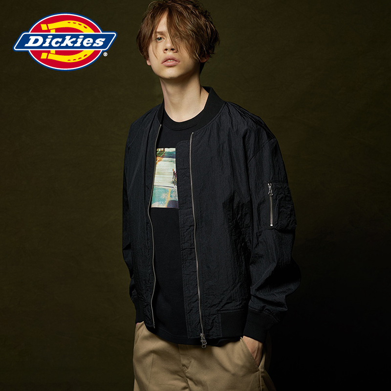 Dickies尼龙MA-1版型夹克 男士罗纹立领袖口薄外套173M10WD16