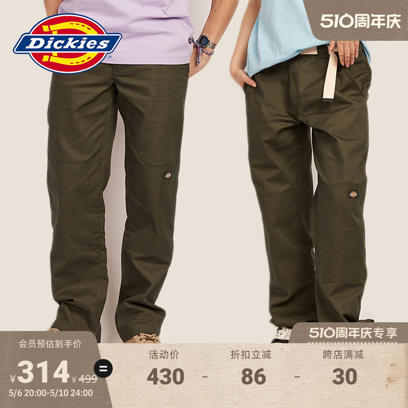 Dickies 春夏工装 休闲长裤 双膝裤男女情侣