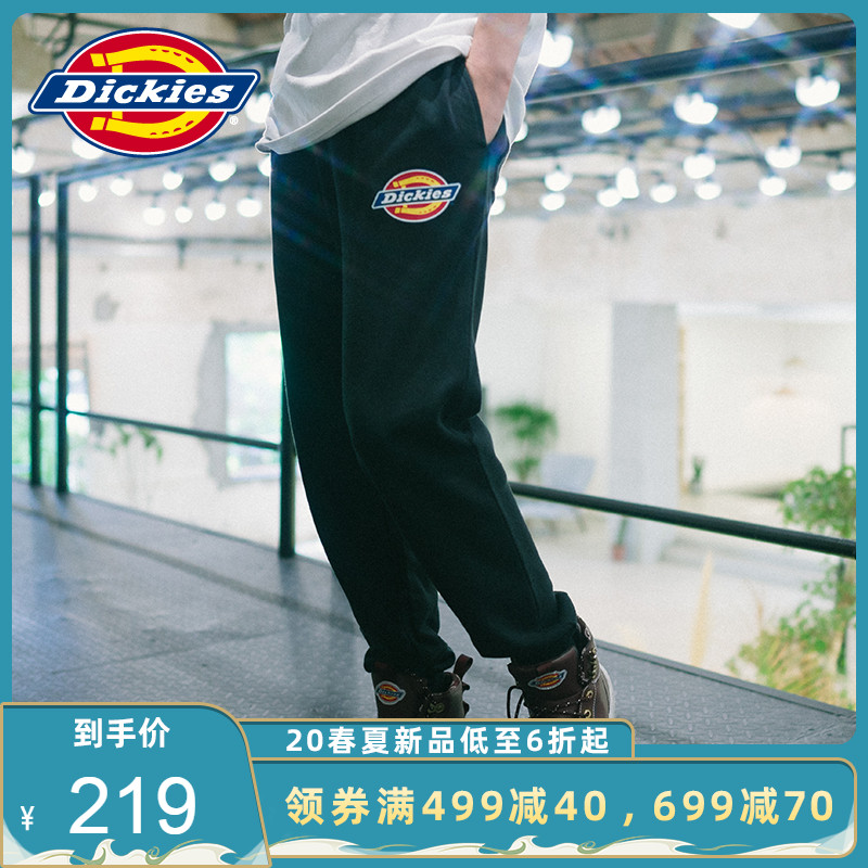 Dickies情侣款logo印花卫裤 男女同款休闲束口长裤运动裤DK007066