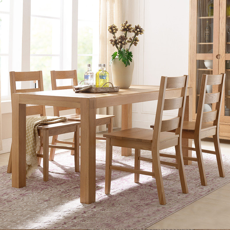 优木家具旗舰店的优惠券大全—优木家具橡木餐桌1.